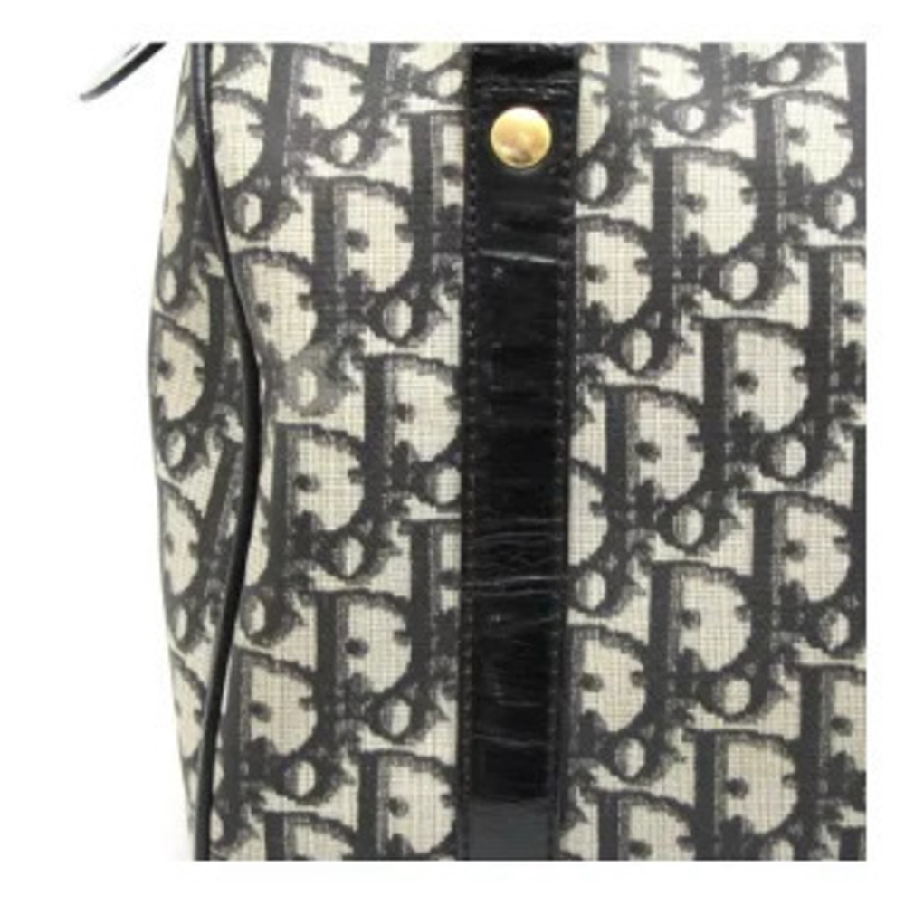 Christian Dior Trotter Handbag Boston Bag Black - Picture 3 of 7